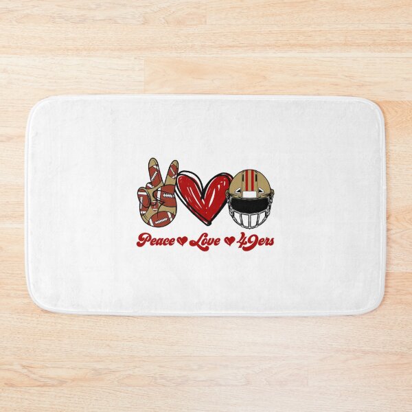 Item preview, Peace Love 49ers - Football Team designed and sold by Aroikawago.