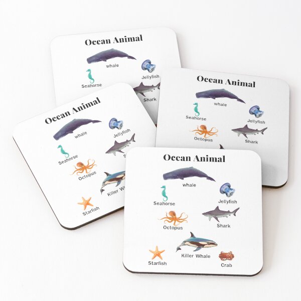 Item preview, Ocean Animal Education Art designed and sold by Yellowriversss.