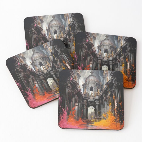 Item preview, Temple of Hell 1 designed and sold by Red Witch Art.