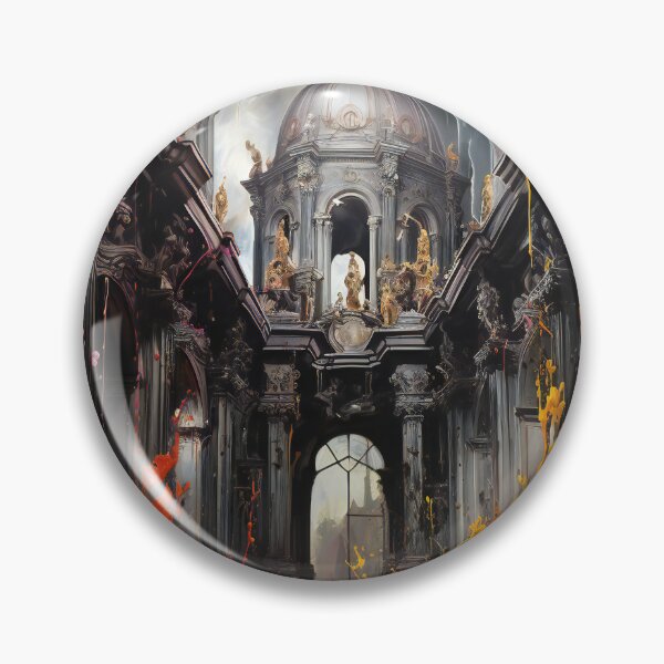 Item preview, Temple of Hell 1 designed and sold by Red Witch Art.