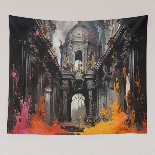Item preview, Temple of Hell 1 designed and sold by Red Witch Art.