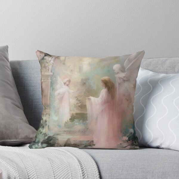 Item preview, Coquette aesthetic vintage painting of an angel designed and sold by Coquette Art.