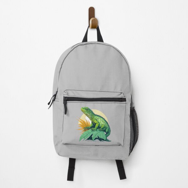 Item preview, Green iguana in a tropical forest designed and sold by davidbomel-Art.