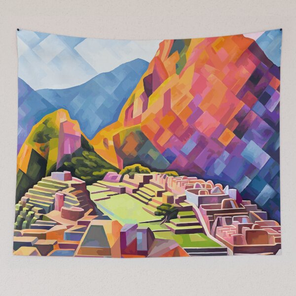 Item preview, Machu Picchu Abstract Art (Peru) designed and sold by ArsUrbis.