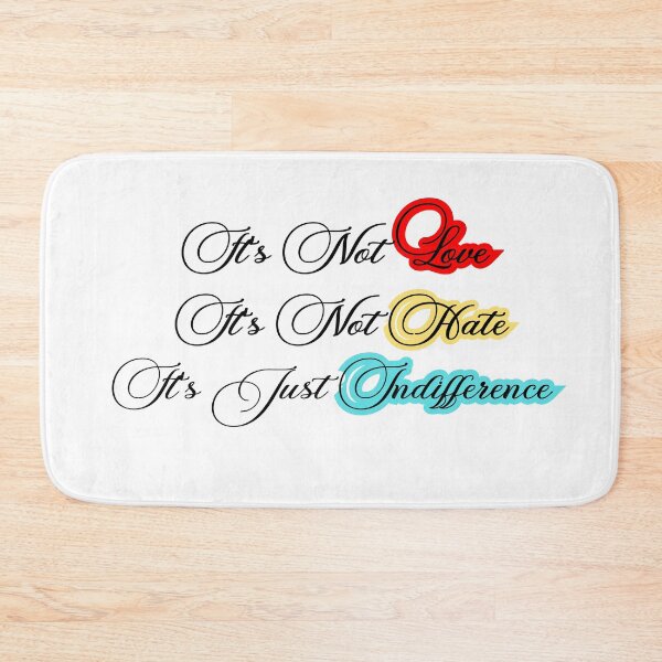 Item preview, it's just indifference designed and sold by raheel27.