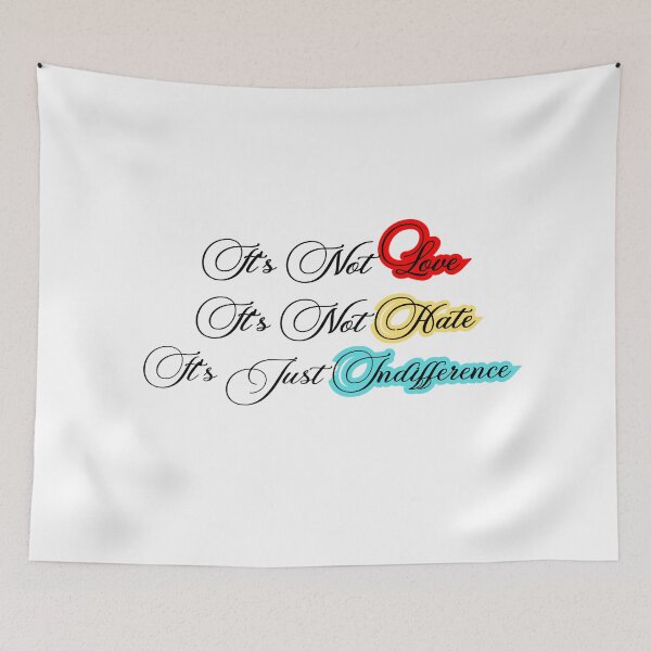 Item preview, it's just indifference designed and sold by raheel27.