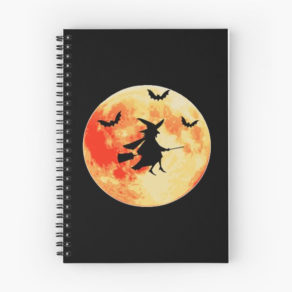 Item preview, Witch Flying On A Broom Full Moon Behind With Bat designed and sold by franktact.