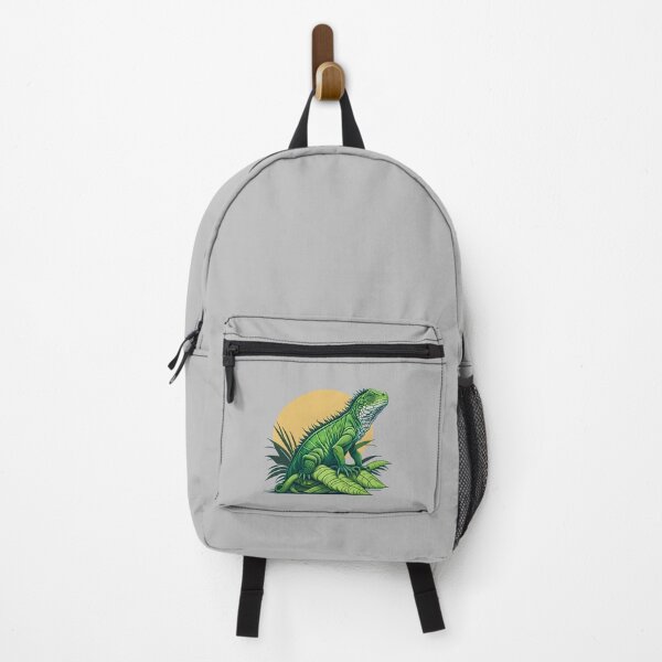 Item preview, Green iguana in a tropical forest designed and sold by davidbomel-Art.