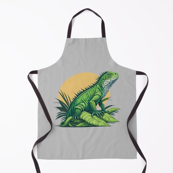 Item preview, Green iguana in a tropical forest designed and sold by davidbomel-Art.