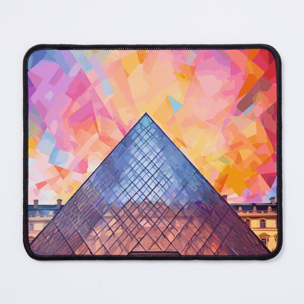 Item preview, Louvre Museum in Paris Abstract Art (France) designed and sold by ArsUrbis.