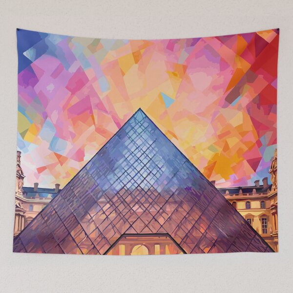 Item preview, Louvre Museum in Paris Abstract Art (France) designed and sold by ArsUrbis.
