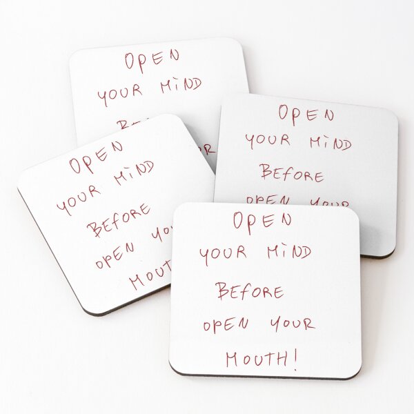 Item preview, Open Your Mind Before Open Your Mouth! designed and sold by DreamersSoul.
