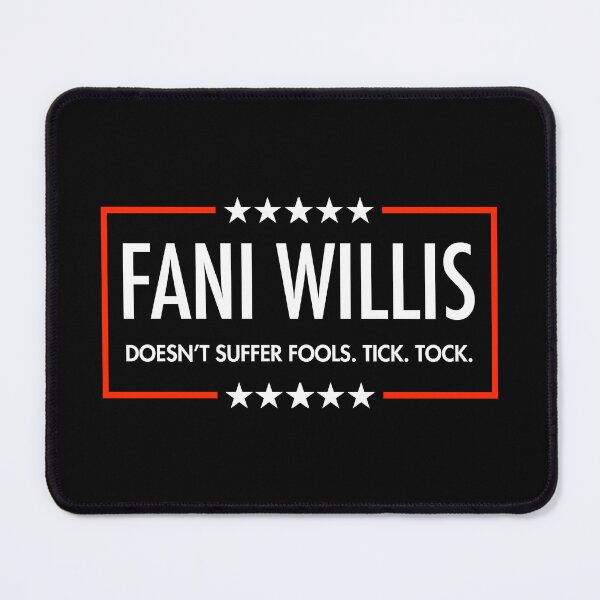 Item preview, Fani Willis - Doesn't Suffer Fools. Tick. Tock. (Black) designed and sold by Thelittlelord.