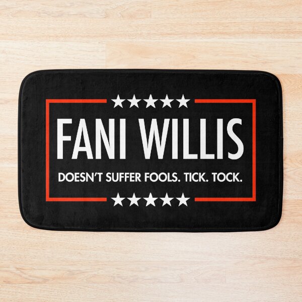 Item preview, Fani Willis - Doesn't Suffer Fools. Tick. Tock. (Black) designed and sold by Thelittlelord.