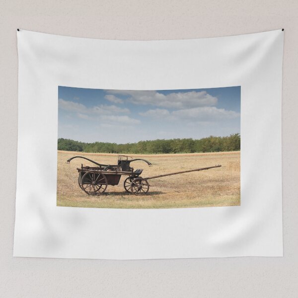 Item preview, old fire wagon on field designed and sold by goceris.