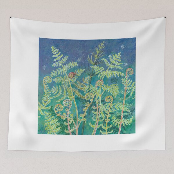 Item preview, Ferns and Horsetail (acrylic on canvas) designed and sold by Painting By Nature.
