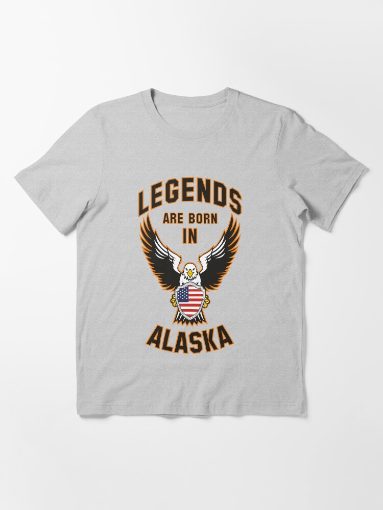 Alternate view of Legends are born in Alaska Essential T-Shirt