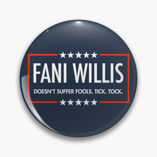 Item preview, Fani Willis - Doesn't Suffer Fools. Tick. Tock. (Blue) designed and sold by Thelittlelord.