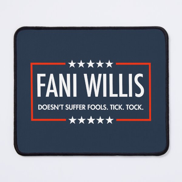 Item preview, Fani Willis - Doesn't Suffer Fools. Tick. Tock. (Blue) designed and sold by Thelittlelord.