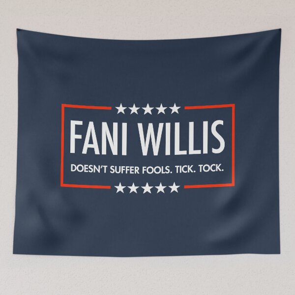 Item preview, Fani Willis - Doesn't Suffer Fools. Tick. Tock. (Blue) designed and sold by Thelittlelord.