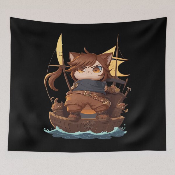 Item preview, Pirate Cat  1	 designed and sold by jzziieuo0.