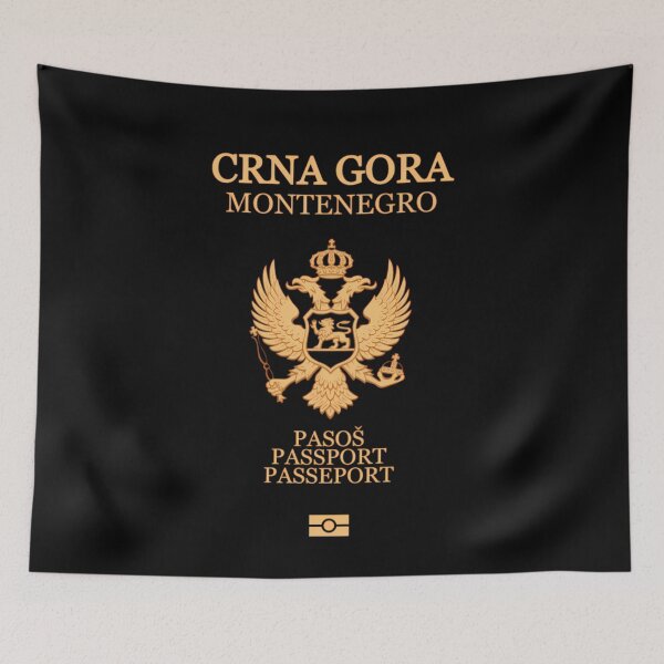 Aperçu de l'œuvre Passeport Monténégro Crna Gora créée et vendue par wnvrfwjgvrx62.