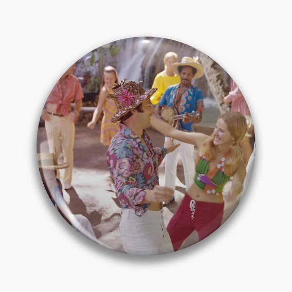 Item preview, Hilton Caribe in the 1960s, Couples Dancing by the Waterfall in San Juan, Puerto Rico designed and sold by aladdincolor.