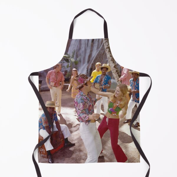 Item preview, Hilton Caribe in the 1960s, Couples Dancing by the Waterfall in San Juan, Puerto Rico designed and sold by aladdincolor.