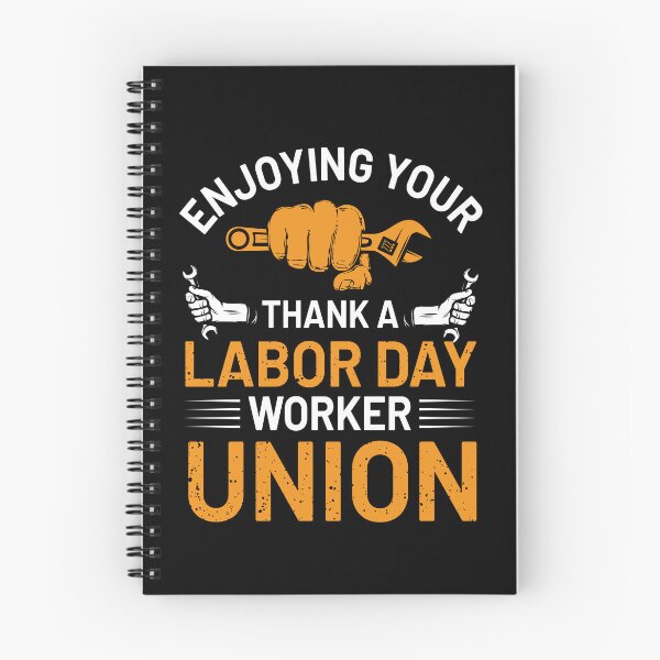 Item preview, Enjoying your labor day, thank a laborday worker union designed and sold by RaselStyleHub.