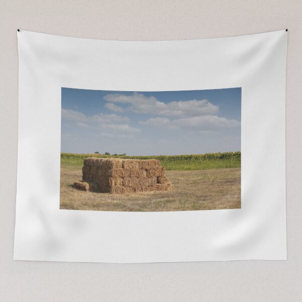 Item preview, straw bale on field designed and sold by goceris.