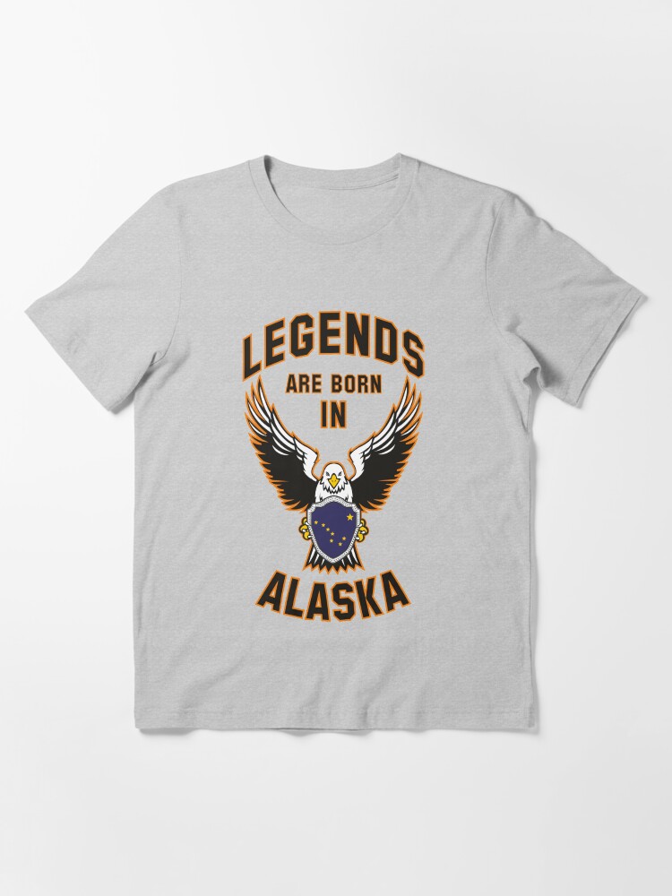 Alternate view of Legends are born in Alaska Essential T-Shirt