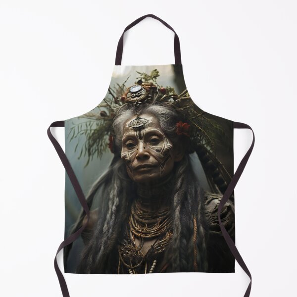 Item preview, Old Shaman Lady designed and sold by Red Witch Art.