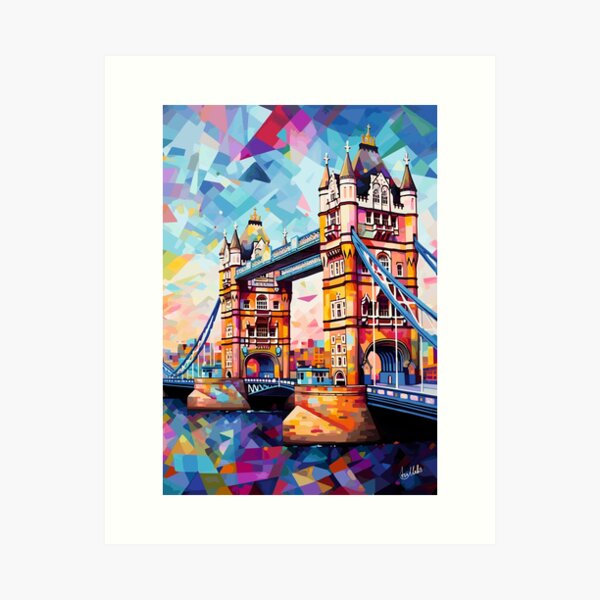 Item preview, Tower Bridge Abstract Art - London designed and sold by ArsUrbis.