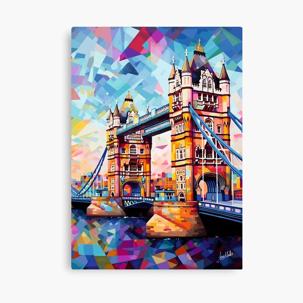 Item preview, Tower Bridge Abstract Art - London designed and sold by ArsUrbis.