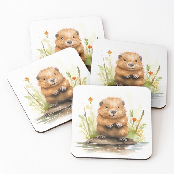 Item preview, Beaver Lover - Cute Beaver designed and sold by baby-animal-art.