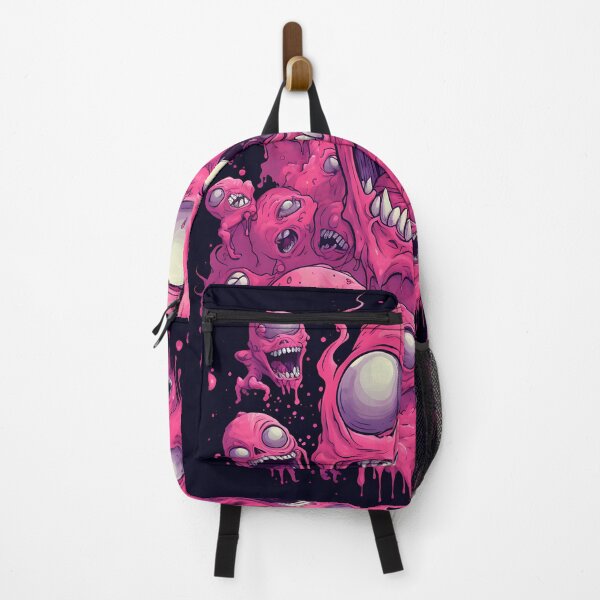 Item preview, a pink monster with large mouth with pink splatters designed and sold by ArtisimoStudio.