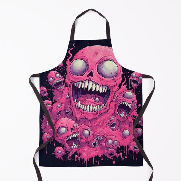 Item preview, a pink monster with large mouth with pink splatters designed and sold by ArtisimoStudio.
