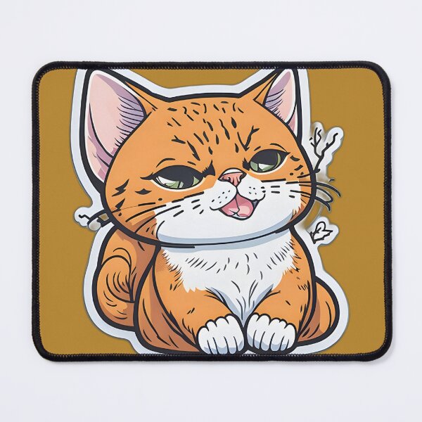 Item preview, Purrfectly Sly: Cat's Mysterious Smirk designed and sold by FashionRex.