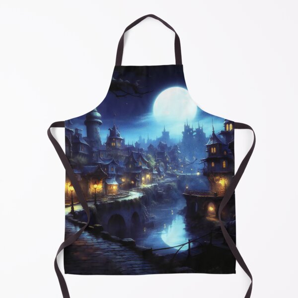 Item preview, Fantasy Gnome town designed and sold by Red Witch Art.
