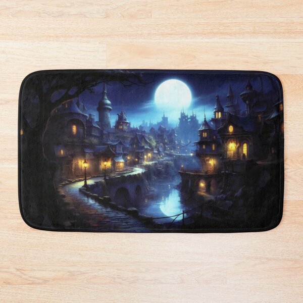 Item preview, Fantasy Gnome town designed and sold by Red Witch Art.