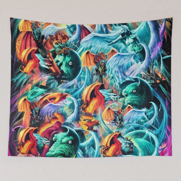 Item preview, Monster collage designed and sold by Glenbobagins.