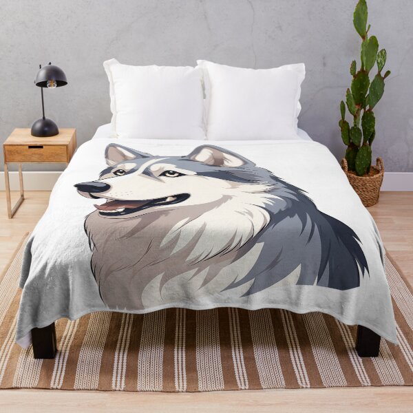 Item preview, Discover 'Aurora': Mystical Husky with a touch of Floof designed and sold by Christian Weiss.