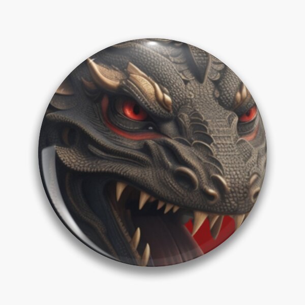 Item preview, 3D texture dragon portrait designed and sold by mikaws.
