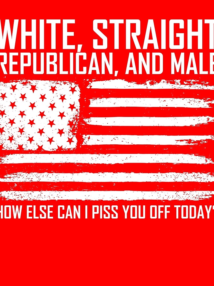Thumbnail 3 von 3, Tuch, White Straight Republican Male Gear designt und verkauft von DynamicDesign.