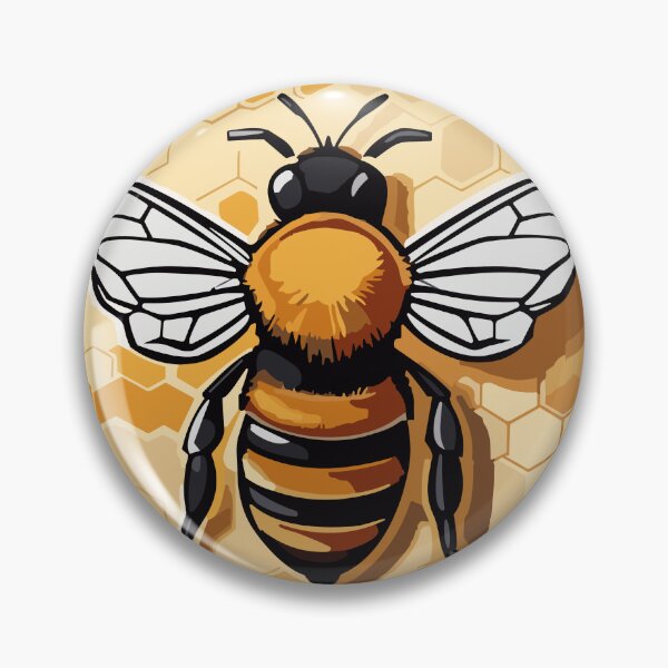 Item preview, abeja panal designed and sold by MyStickeroonies.