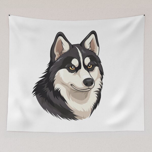 Item preview, Meet 'Niko': Spirited Husky Chasing Freedom designed and sold by Christian Weiss.