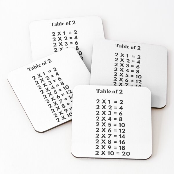 Item preview, Math Learning Education Table of 2 Multiply designed and sold by Yellowriversss.