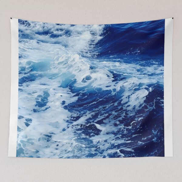 Item preview, Oceanic Dreams: Immersed in Deep Blue Waves designed and sold by Skeelo702.