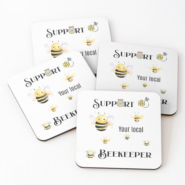 Item preview, Cute watercolor Support your local Beekeeper designed and sold by All Year Round.