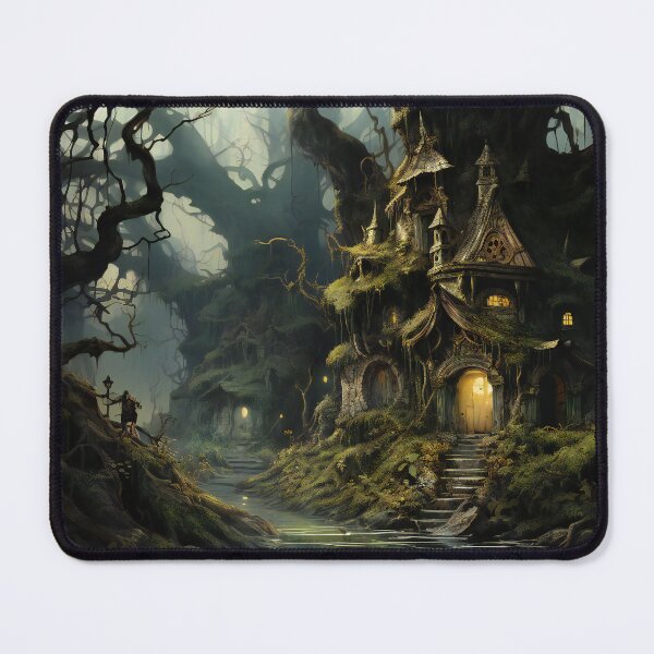 Item preview, Fantasy Gnome town 1 designed and sold by Red Witch Art.